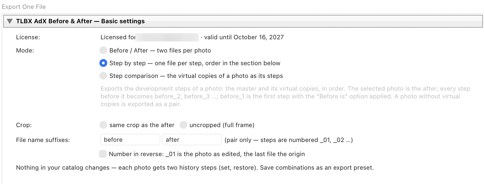 Step 5: Step by step mode (1)